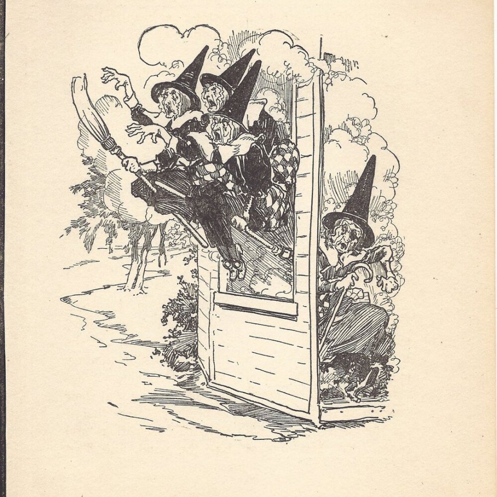 John R, Neill - 1915 The Scarecrow of OZ - Full Page Print #14